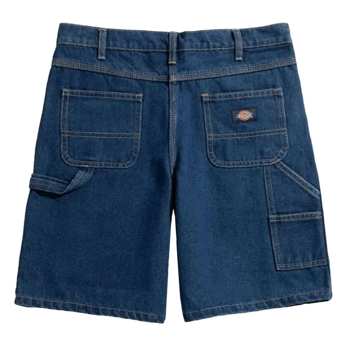 Dickies - DX200 Relaxed Fit Carpenter Denim Youth Shorts Stone Washed Indigo.