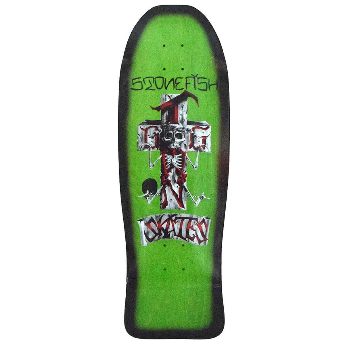 Dogtown - Stonefish Green 10.125 Reissue Skateboard Deck.