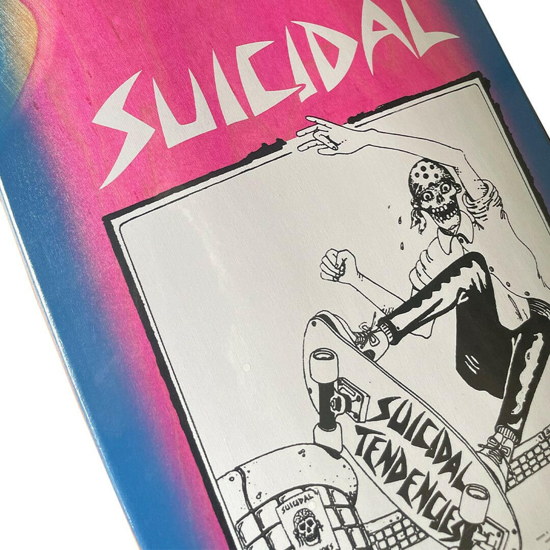 Suicidal Skates - Pool Skater 80s 10.125 Reissue Skateboard Deck.