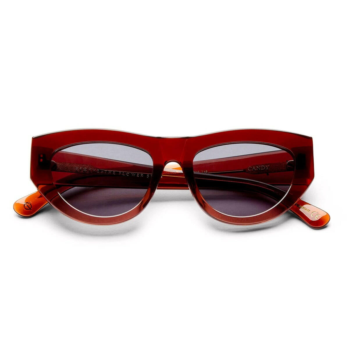 Epokhe - Candy X Flowershop Sunglasses Brown Gradient Polished/Black.