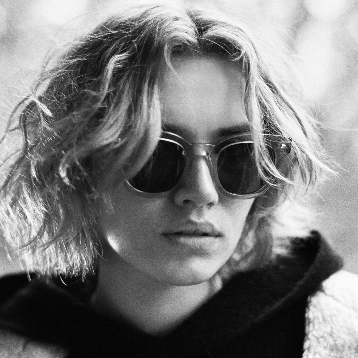 Epokhe - Dylan Sunglasses Smoked Crystal Polished/Green.