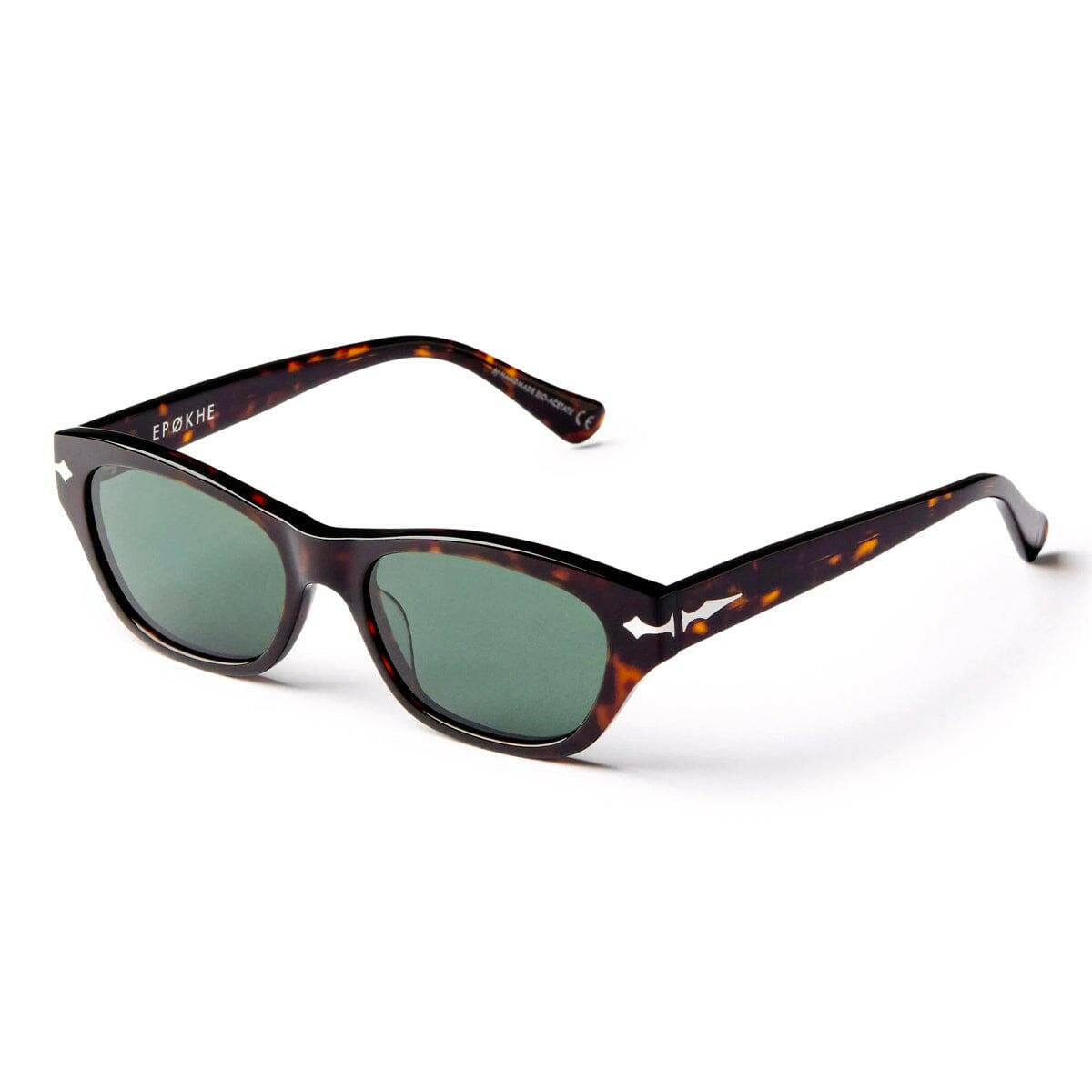 Epokhe - Frequency Sunglasses Tortoise Polished/Green Polarized.