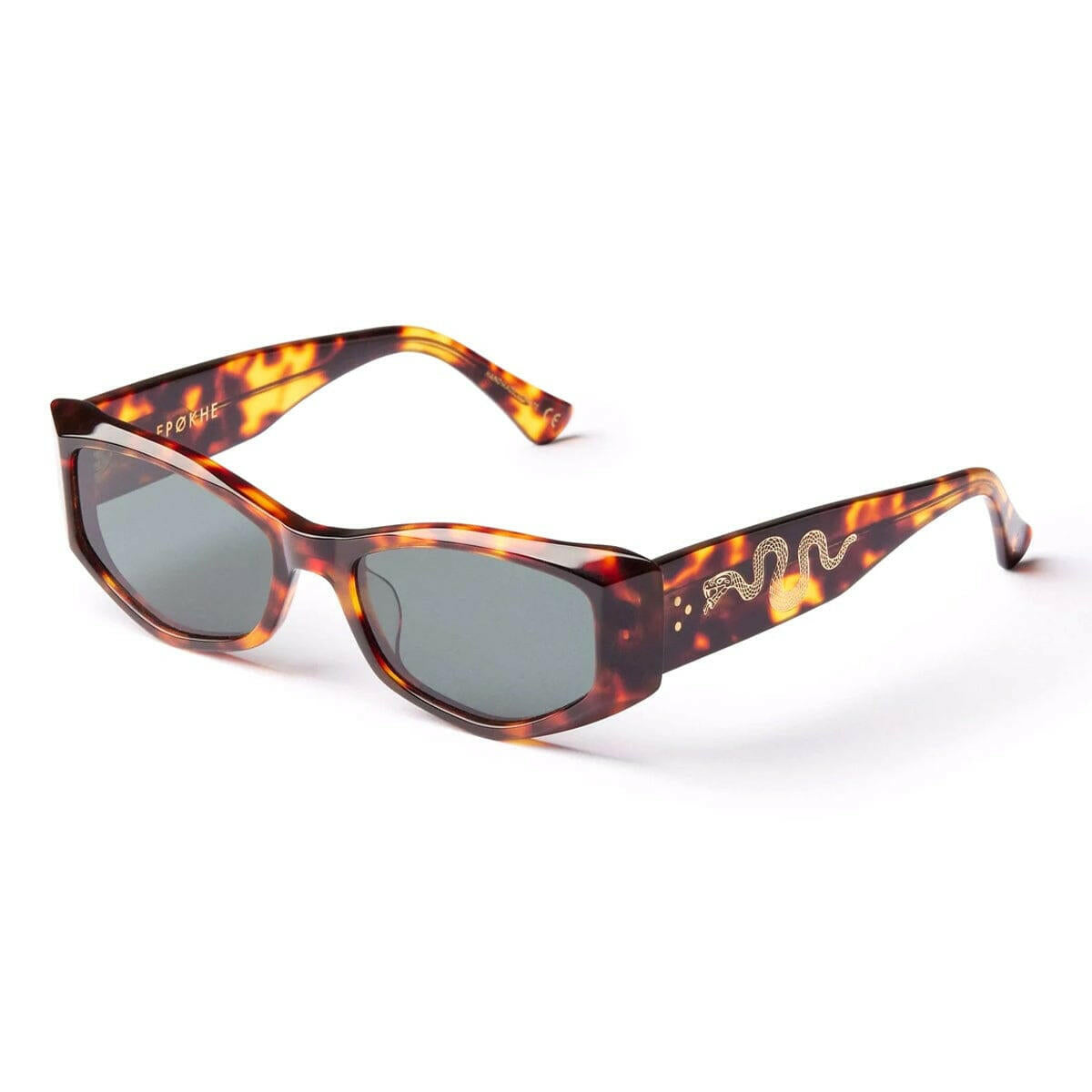 Epokhe - Guilty Sunglasses Tortoise Polished/Green.