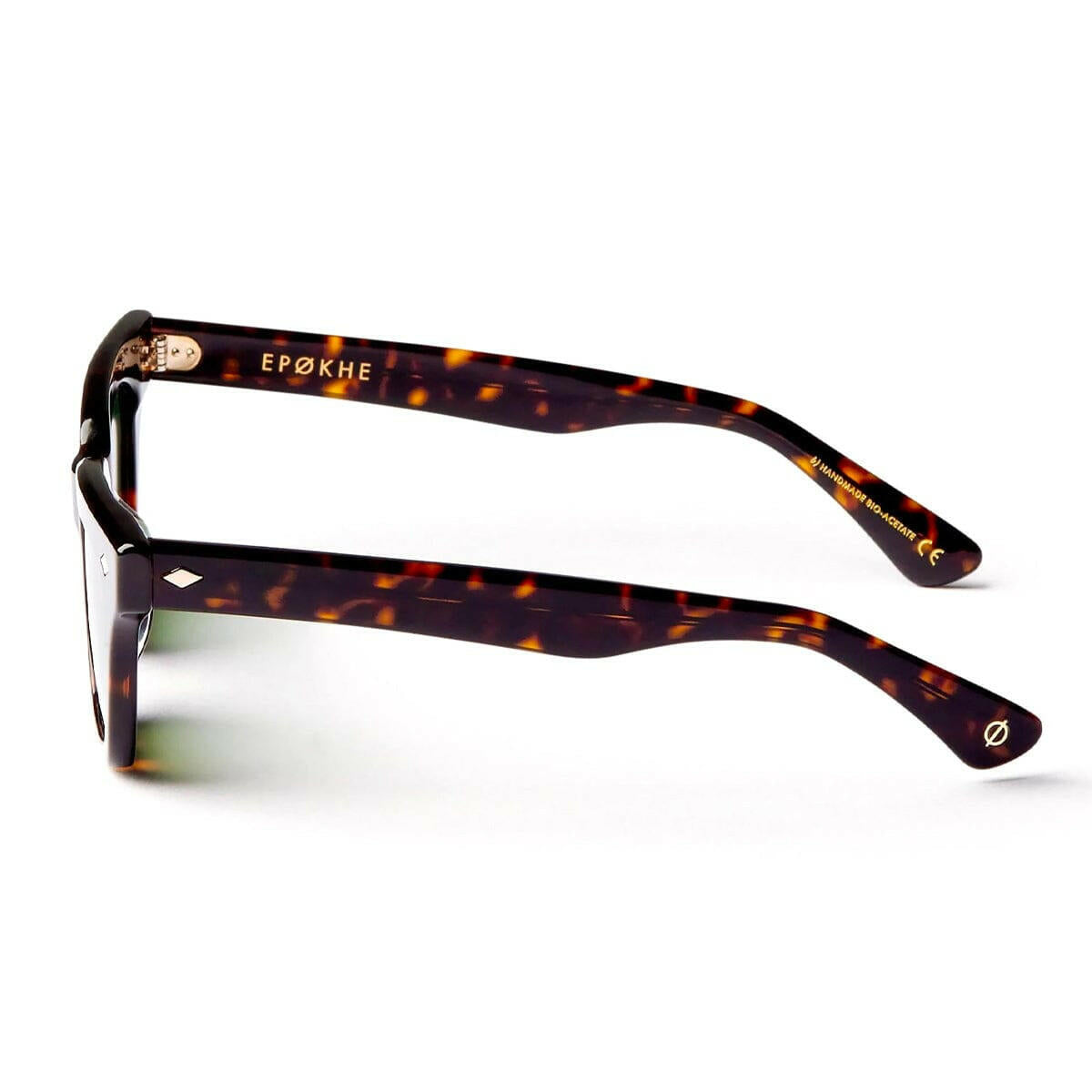 Epokhe - Stereo Sunglasses Tortoise Polished/Green Polarized.