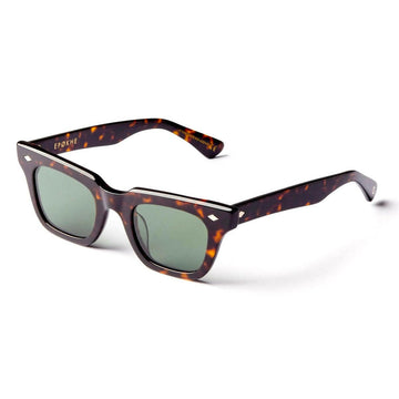 Epokhe - Stereo Sunglasses Tortoise Polished/Green Polarized.