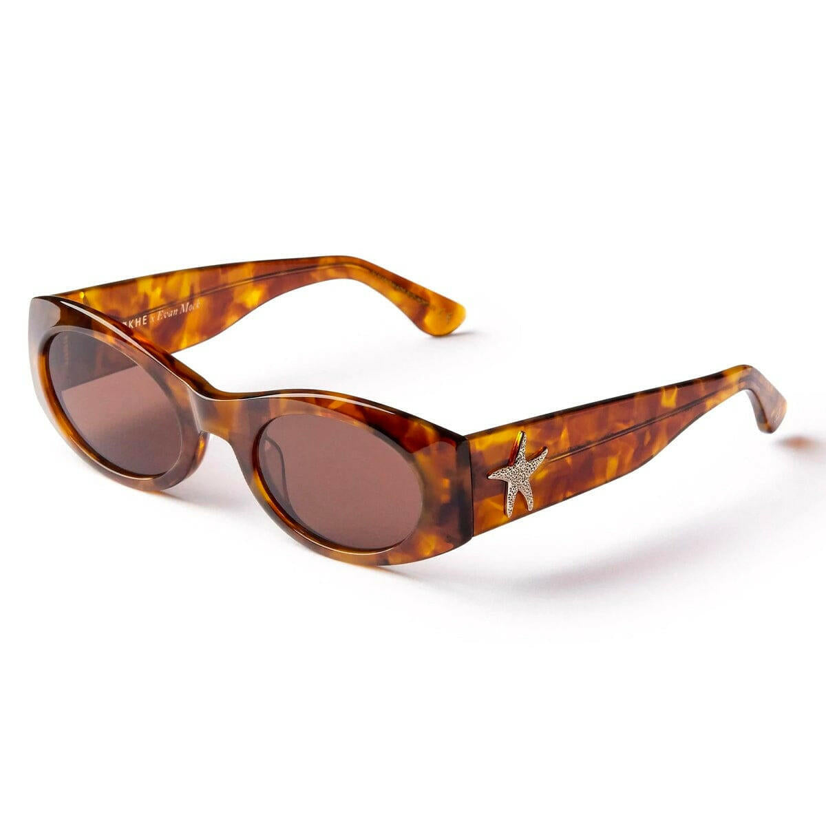 Epokhe - Suede Sunglasses Tortoise Polished/Bronze.
