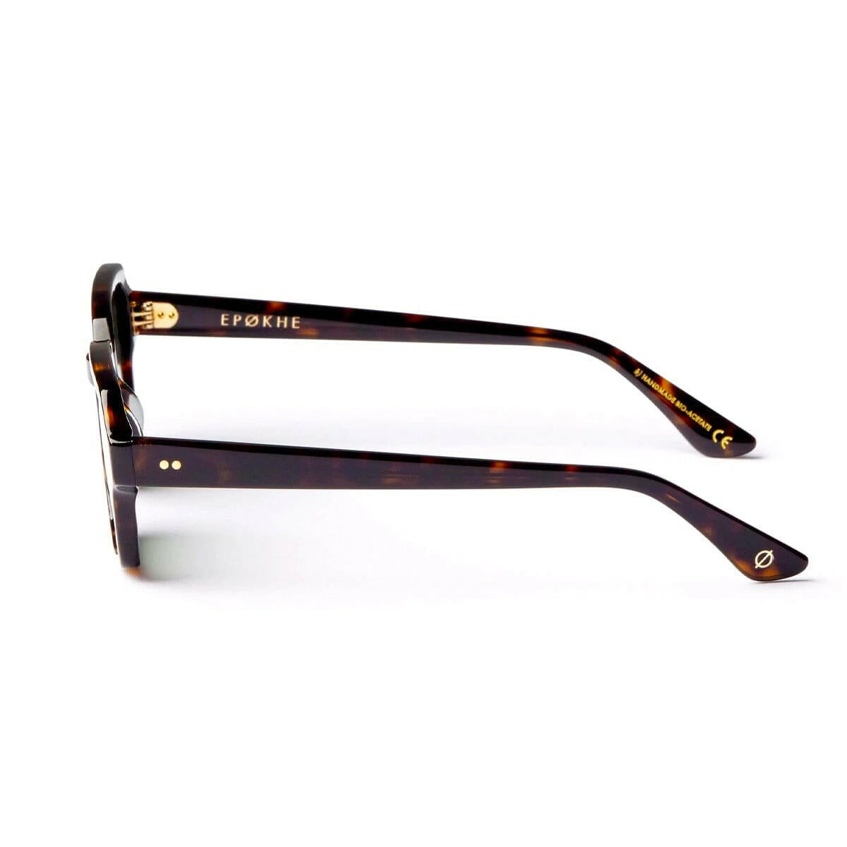 Epokhe - Wilson Sunglasses Tortoise Polished/Green Polarized.