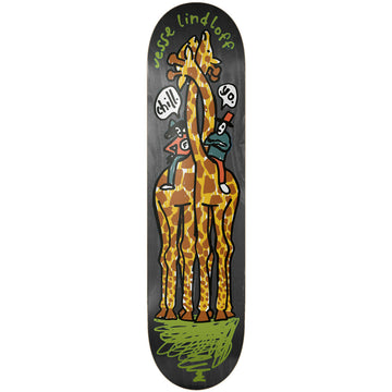 Foundation Jesse Lindloff Back Off Bro 8.5 Skateboard Deck Black