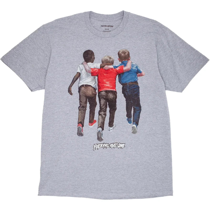 Fucking Awesome - Kids Are Alright Tee Heather Grey.