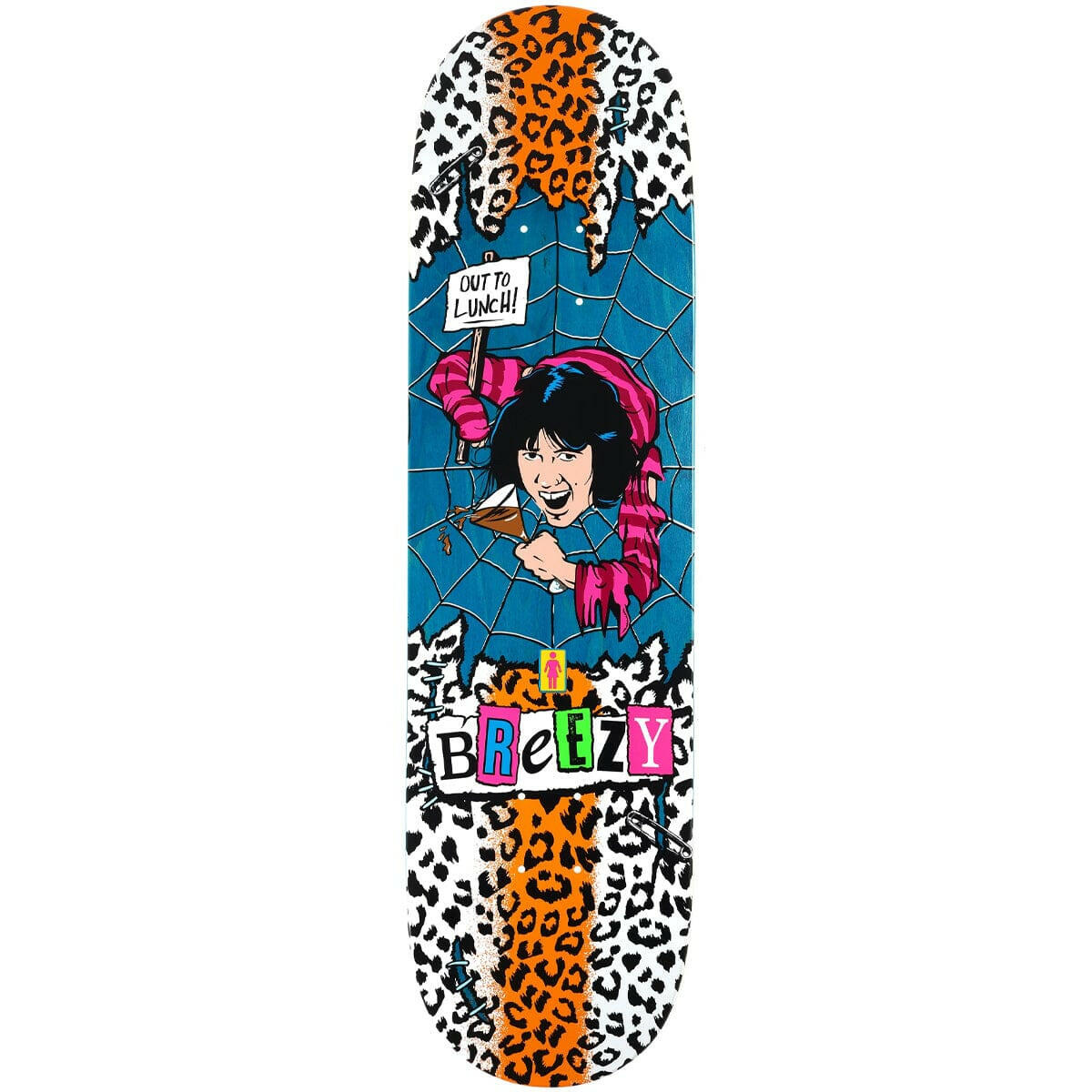 Girl - Breana Geering Out To Lunch 8.5 Skateboard Deck.