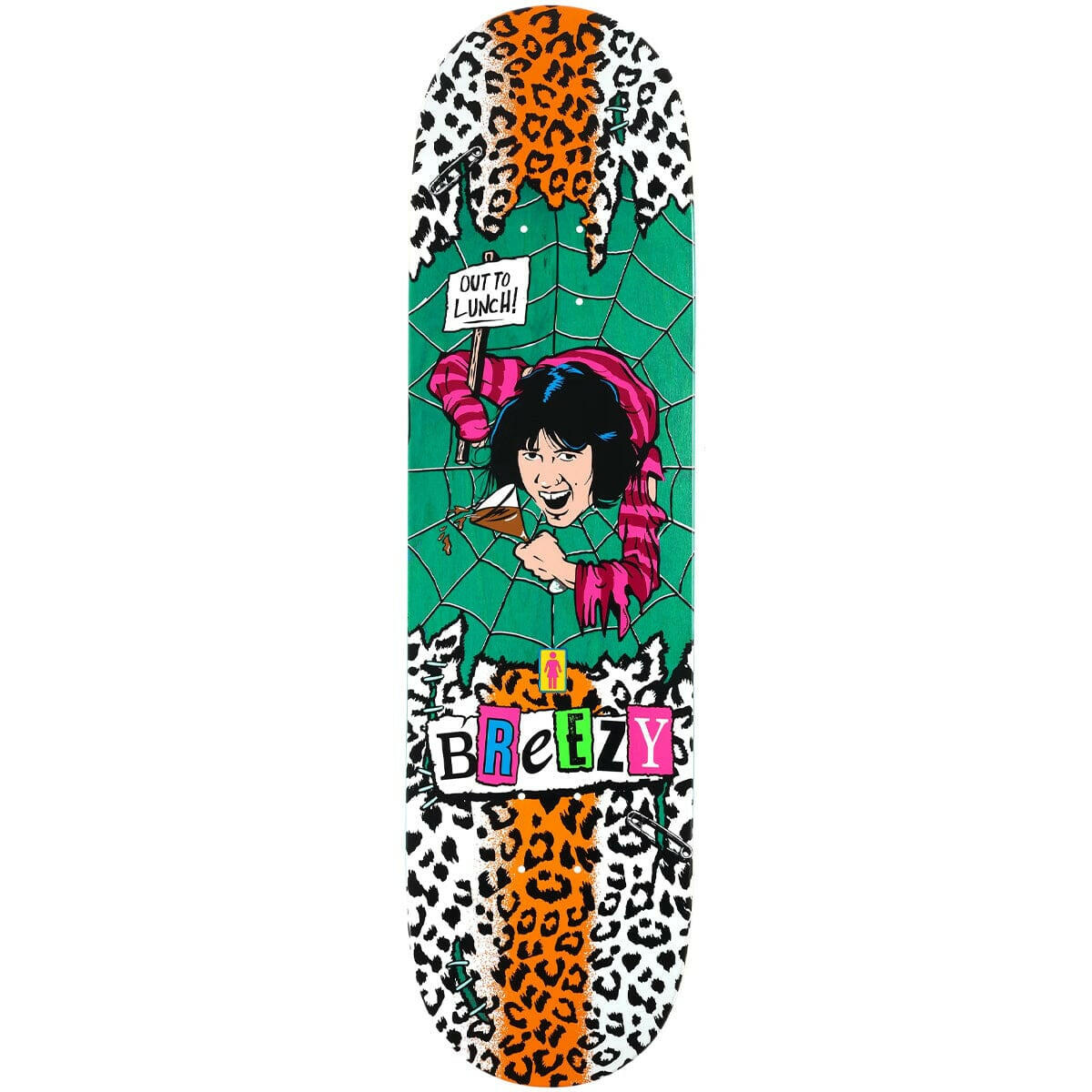 Girl - Breana Geering Out To Lunch 8.0 Skateboard Deck.