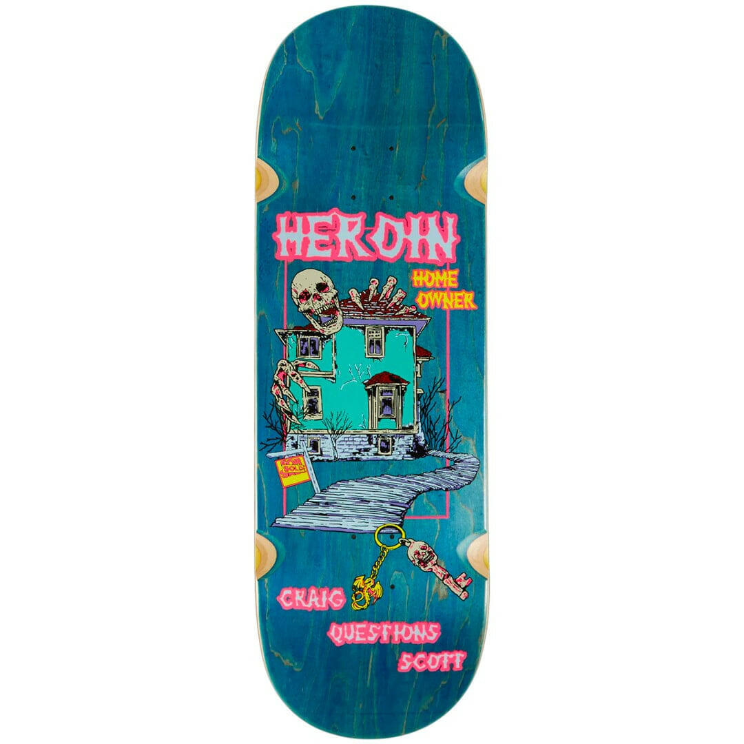 Heroin - Craig Questions Die Tonight 10.0 Skateboard Deck.