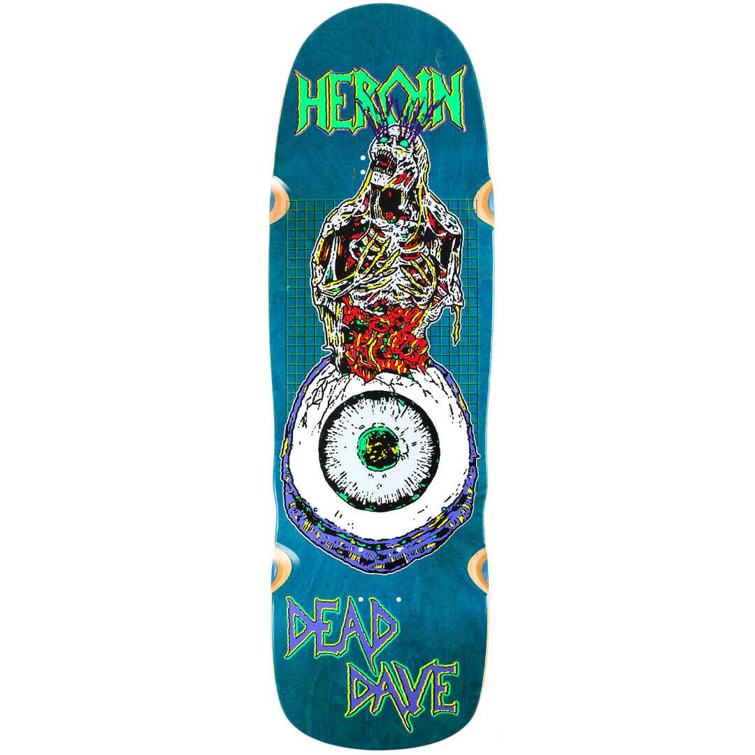 Heroin - Dead Dave Die Tonight 10.1 Skateboard Deck.