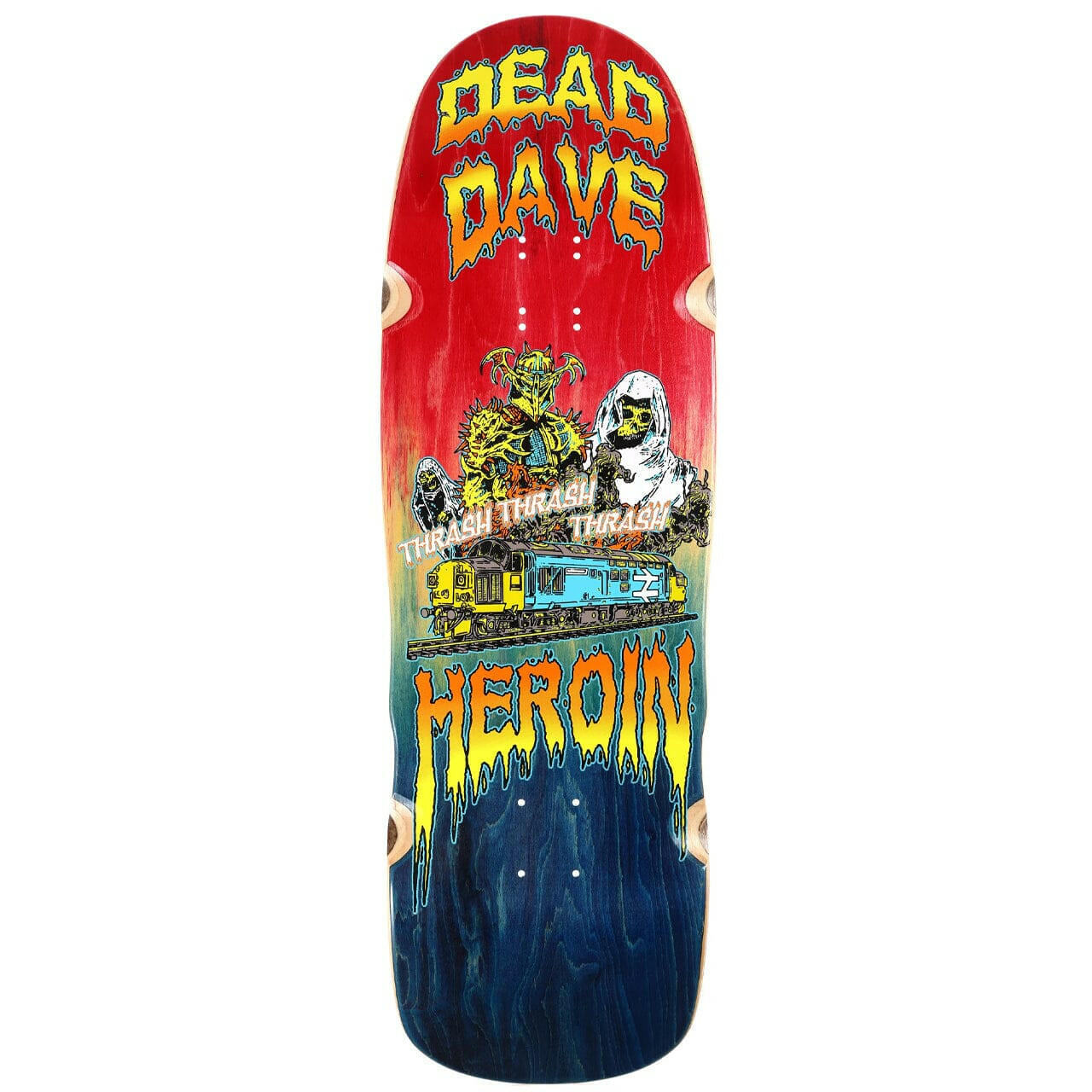 Heroin - Dead Dave Ghost Train 10.1 Skateboard Deck.