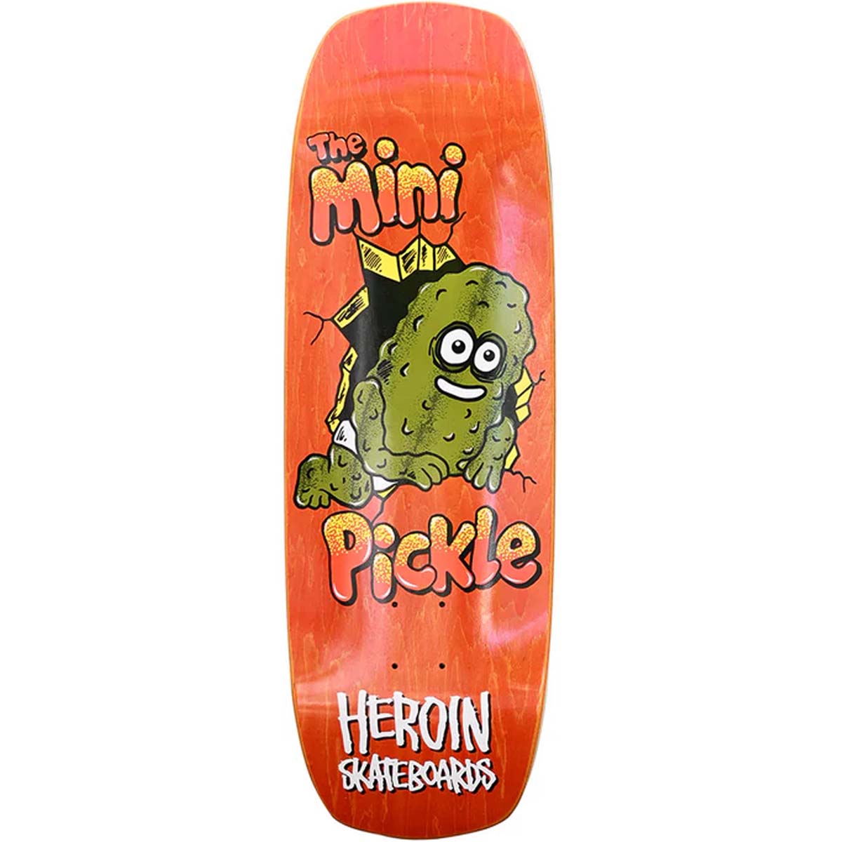 Heroin - Mini Pickle Orange 9.5 Skateboard Deck