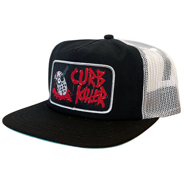 Heroin - Curb Killer Trucker Hat Black/White.