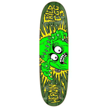 Heroin - Fried Egg Olive 8.9 Skateboard Deck.