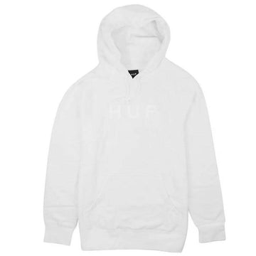 Huf - Essentials OG Logo Hoodie White.