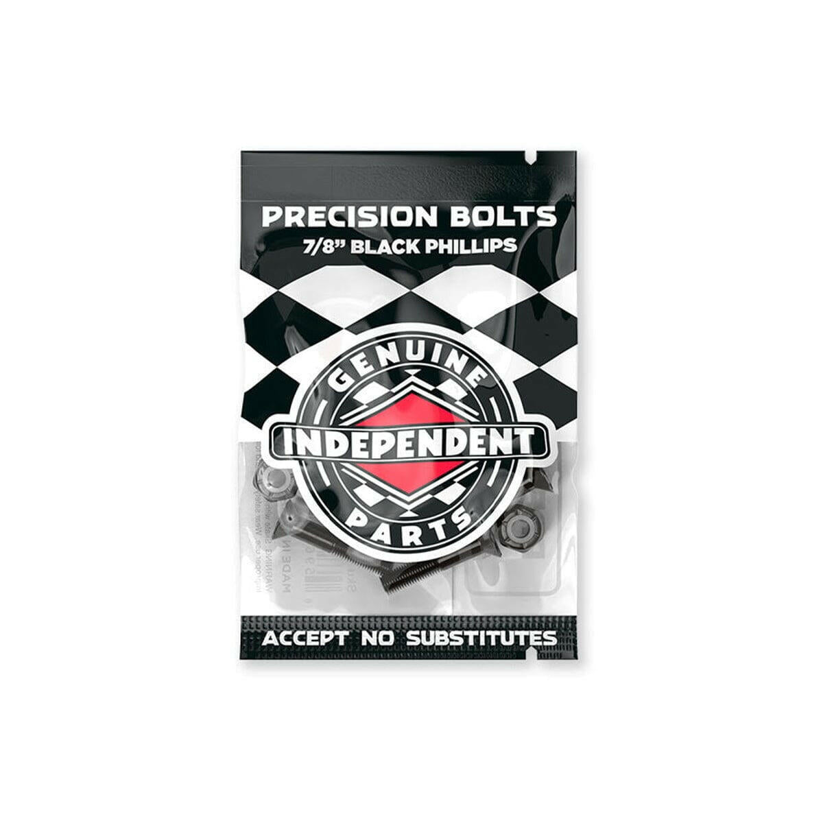 Independent - 7/8 Phillips Bolts Black.