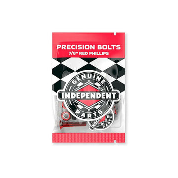 Independent - 7/8 Phillips Bolts Black/Red.