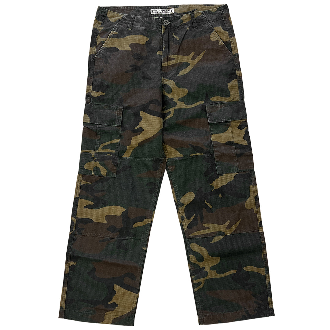 Independent No BS Ripstop Cargo Pants Camo Front