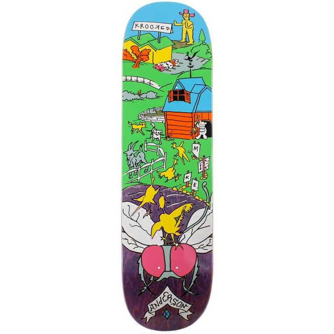 Krooked - Mike Anderson The Yard 8.38 Skateboard Deck.