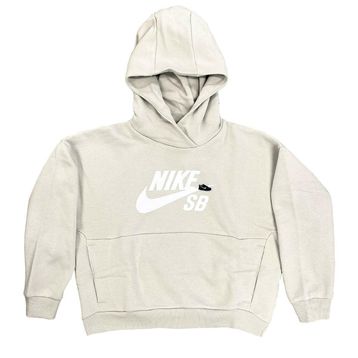 Nike SB - Icon Youth Hoodie Light Bone.