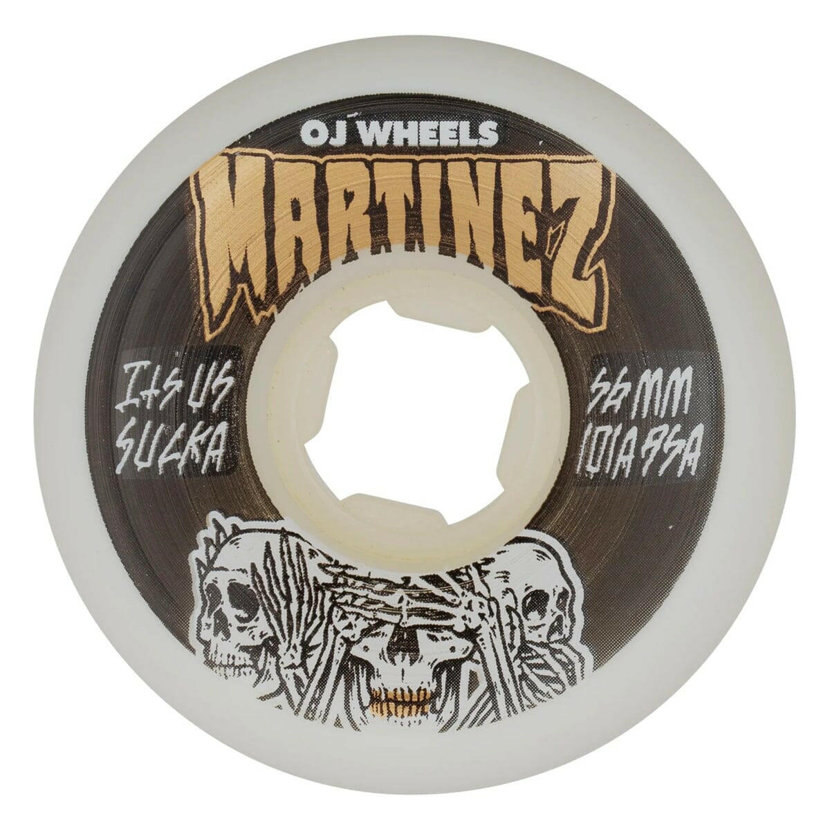 OJ - Milton Martinez Hear No Evil Double Duro 56MM 101A/95A Skateboard Wheels.