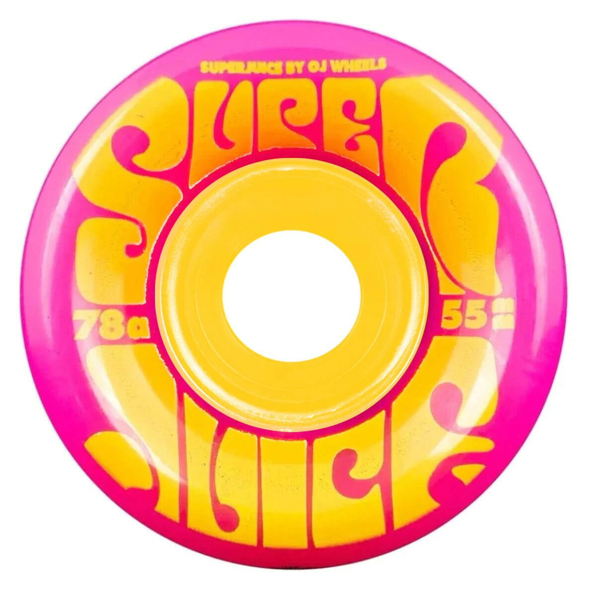OJ - Mini Super Juice Blazing Pink 55MM 78A Skateboard Wheels.