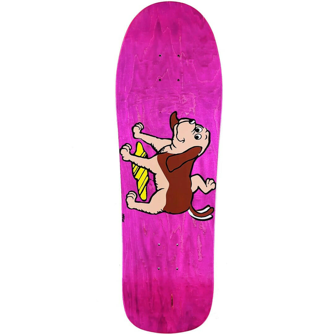 Prime - Marc McKee Sticker-O-Rama Dog Pee Pink 9.75 Skateboard Deck.