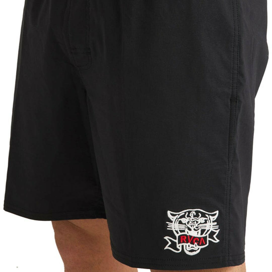 RVCA - Take A Bite Elastic Shorts Black.