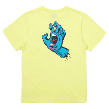 Santa Cruz - Opus Screaming Hand Youth Tee Light Green.