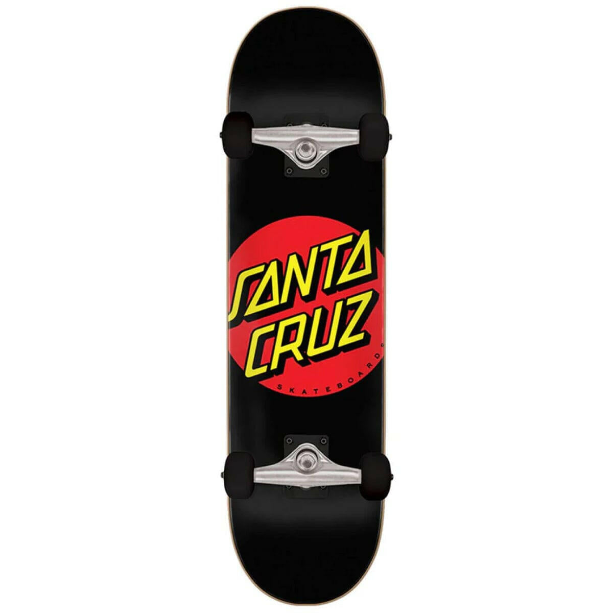 Santa Cruz - Classic Dot Black 8.0 Complete Skateboard.