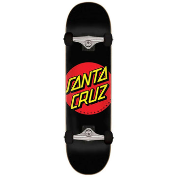 Santa Cruz - Classic Dot Black 8.0 Complete Skateboard.