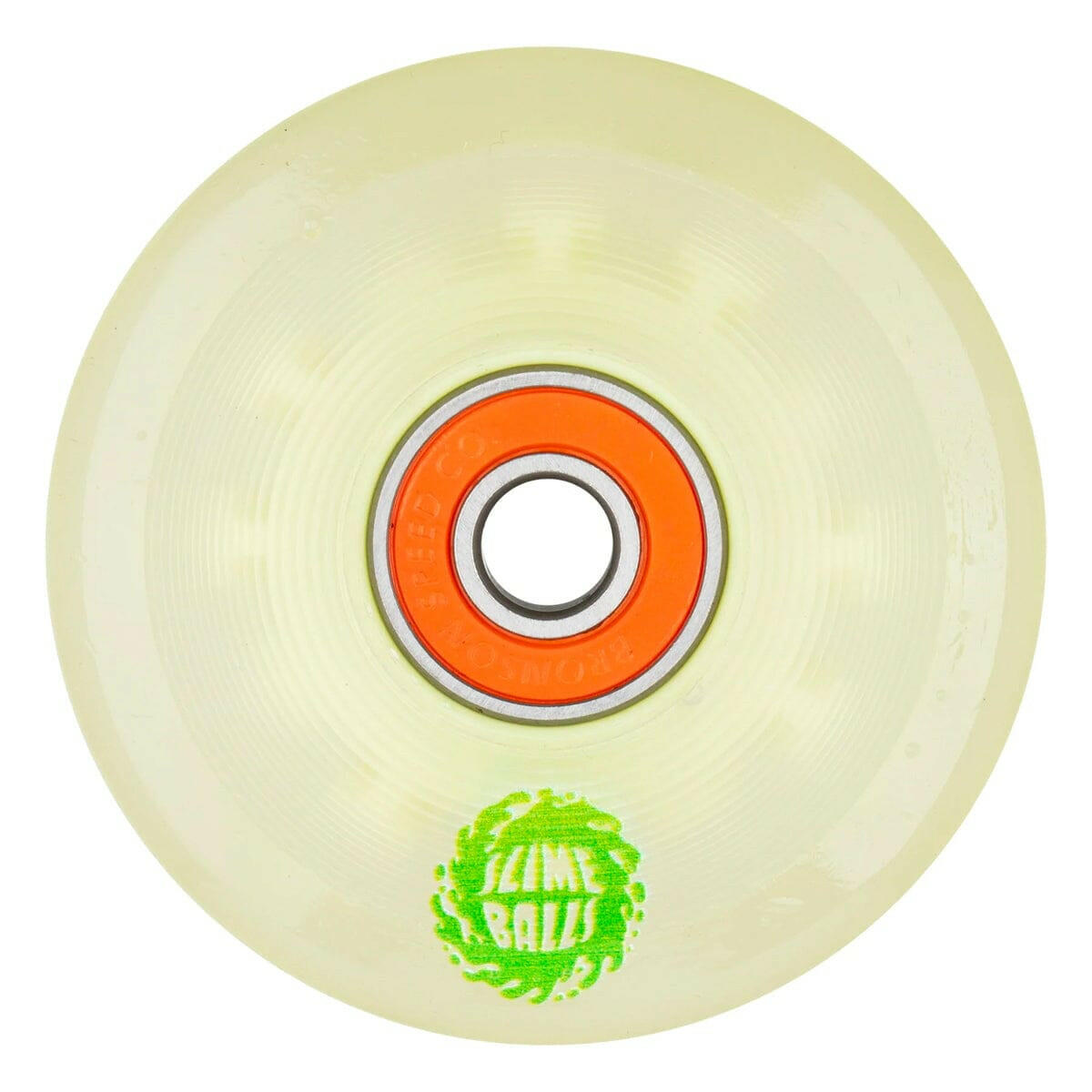 Slime Balls - Creature Atomic Light Ups OG Slime GITD Green 60MM 78A Skateboard Wheels.