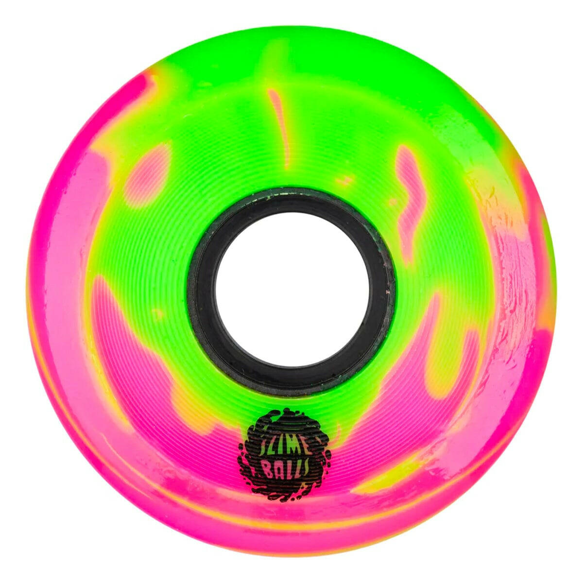 Slime Balls - Jay Howell OG Slime Pink/Green Swirl 60MM 78A Skateboard Wheels.