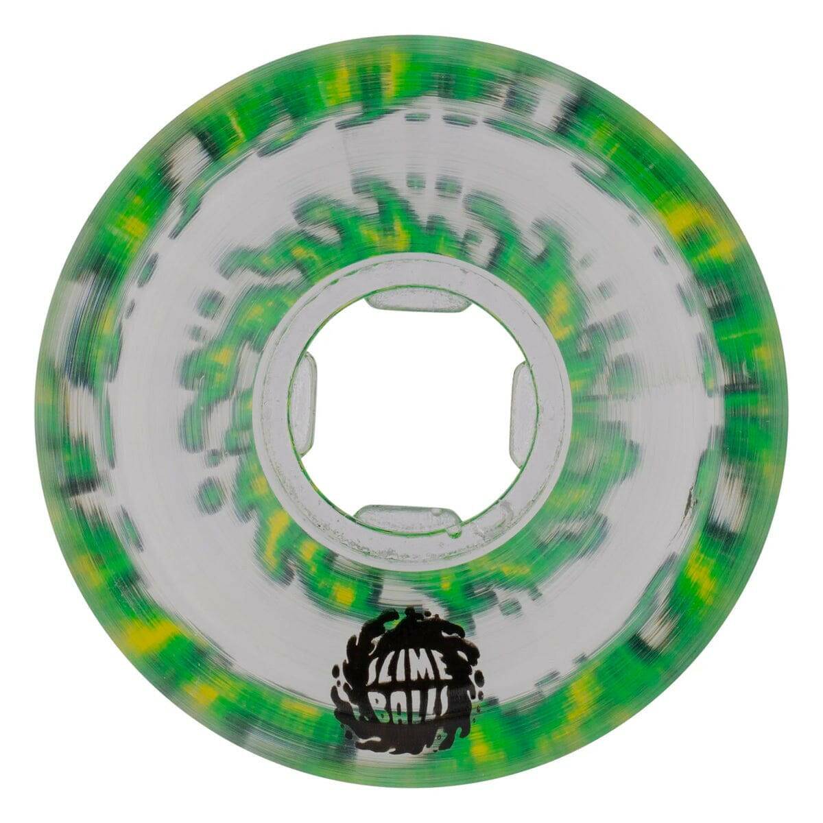 Slime Balls - Mirror Vomits Clear 53MM 99A Skateboard Wheels.