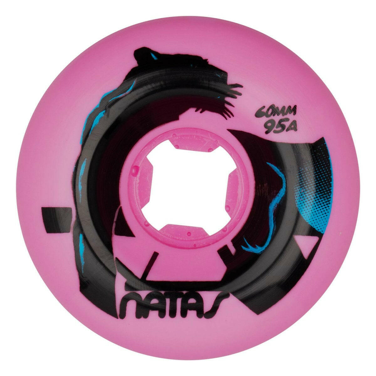 Slime Balls - Natas Kaupas Panther Vomits Pink 60MM 95A Skateboard Wheels.