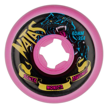 Slime Balls - Natas Kaupas Panther Vomits Pink 60MM 95A Skateboard Wheels.