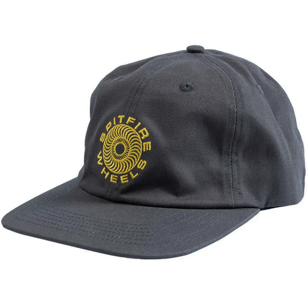 Spitfire - Classic 87 Swirl Snapback Charcoal/Gold
