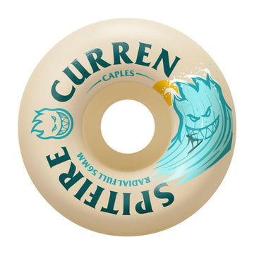 Spitfire - F4 Curren Caples Burn Squad Radial Full 56M 99A Skateboard Wheels.