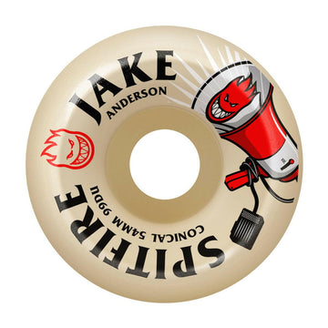 Spitfire - F4 Jake Anderson Burn Squad Conical 54MM 99A Skateboard Wheels.