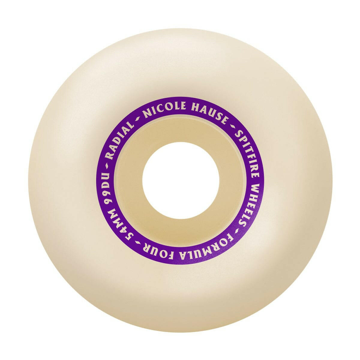 Spitfire - F4 Nicole Hause Kitted Radial 54MM 99A Skateboard Wheels.