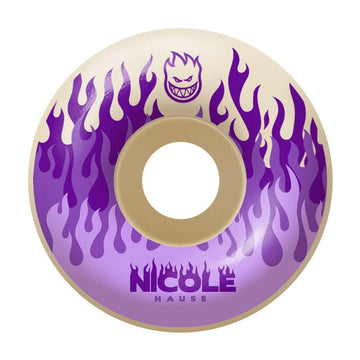 Spitfire - F4 Nicole Hause Kitted Radial 54MM 99A Skateboard Wheels.