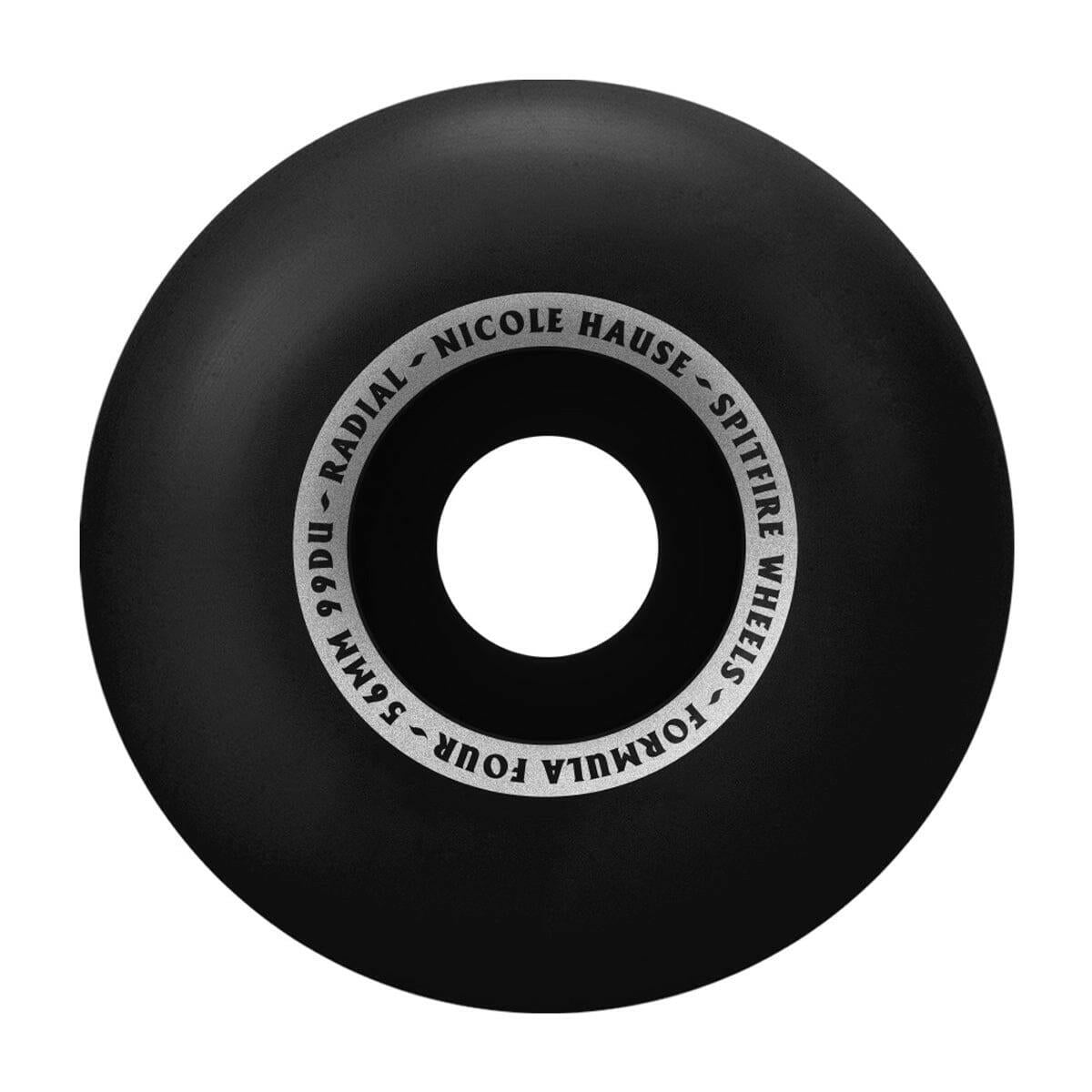 Spitfire - F4 Nicole Hause Kitted Radial 56MM 99A Skateboard Wheels.