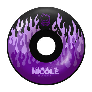 Spitfire - F4 Nicole Hause Kitted Radial 56MM 99A Skateboard Wheels.