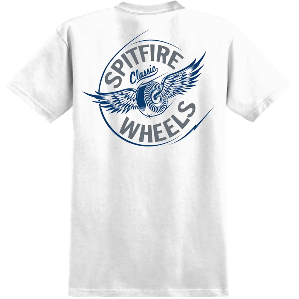 Spitfire - Flying Classic Pocket Tee White