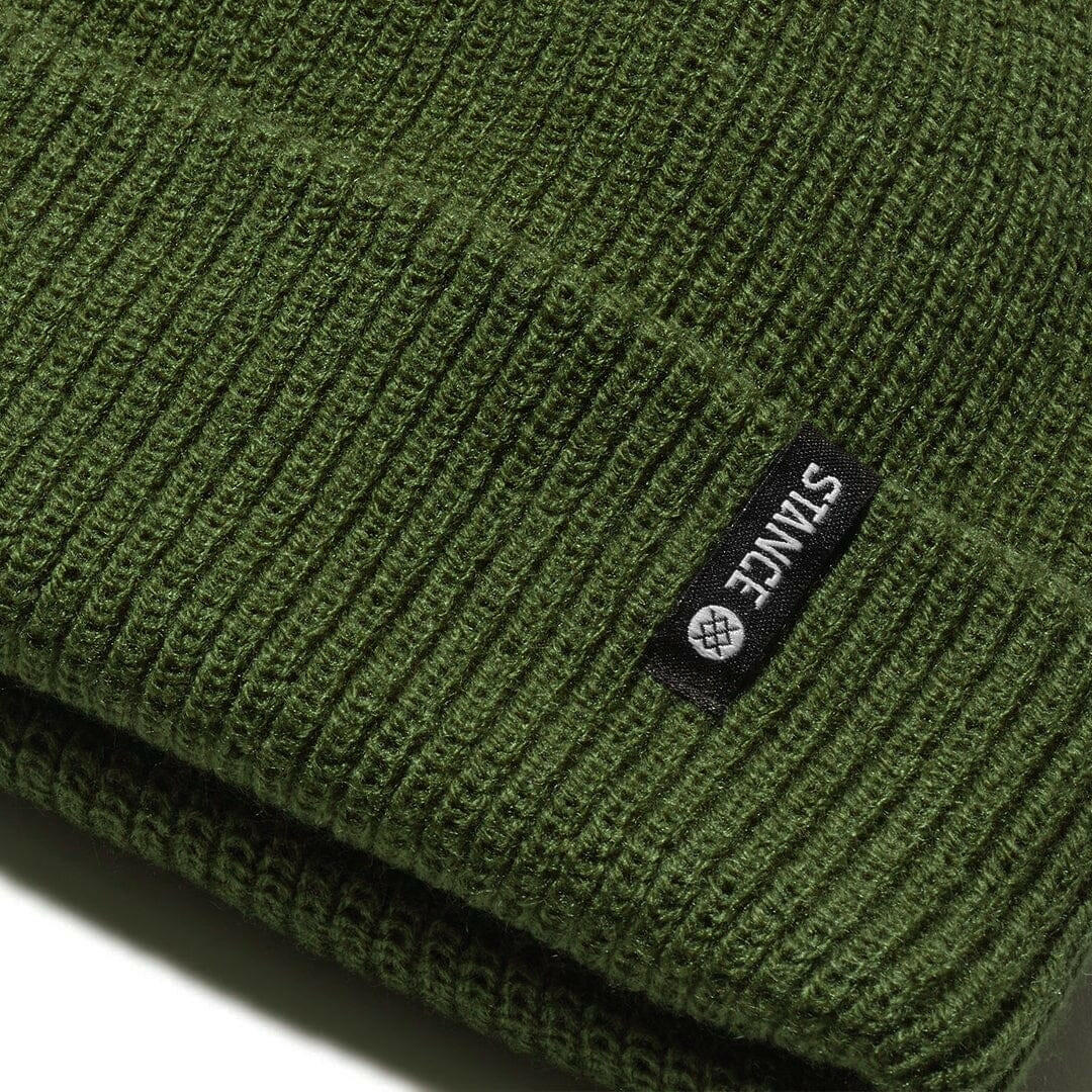 Stance - Icon 2 Shallow Beanie Dark Green.