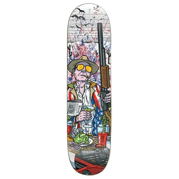 StrangeLove - Hunter S. Thompson Last Breakfast 8.5 Skateboard Deck.