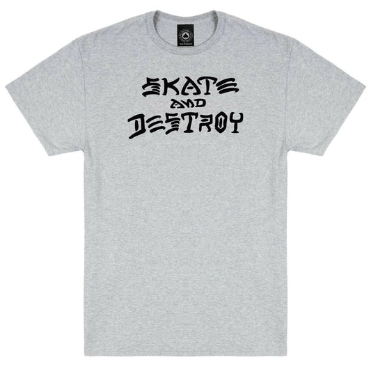 Thrasher - Skate and Destroy Tee Grey.